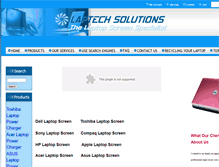 Tablet Screenshot of laptechsolutions.com.au